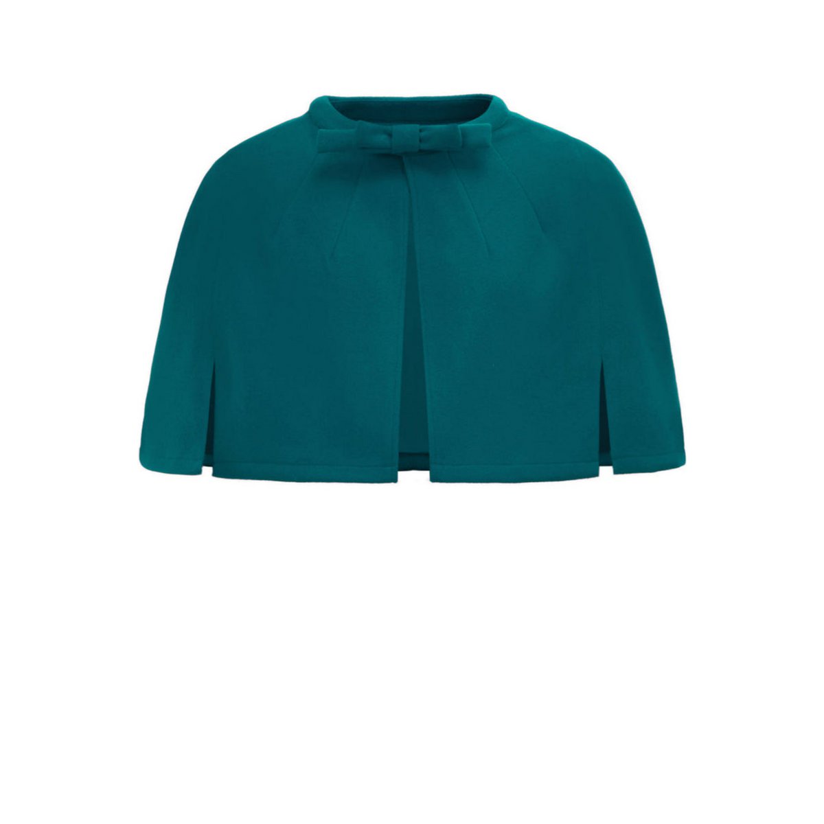 EU Stock Sabrina dunkelgrüner Vintage Comfy Cape Achselzucken