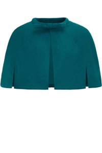 EU STOCK Sabrina Dark Green Vintage Comfy Cape Shrug