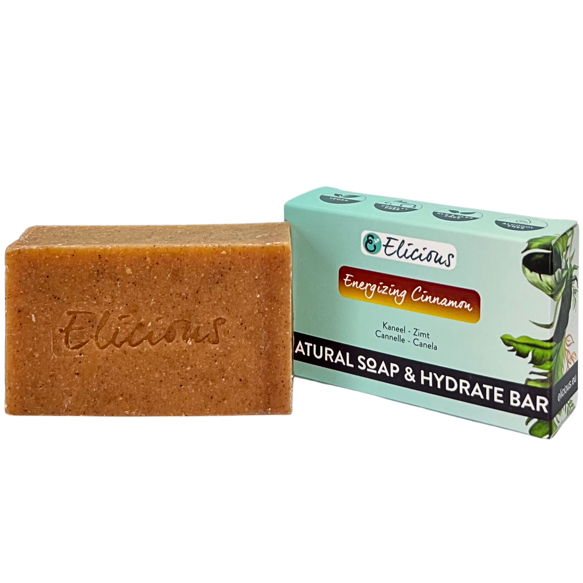 Handmade natural soap Energizing Cinnamon 100g