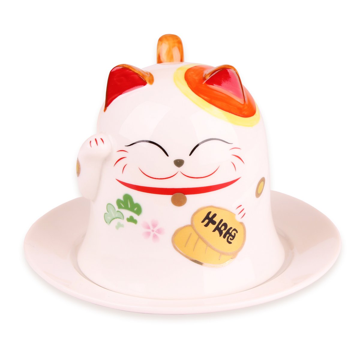 Mug Maneki-neko au motif du chat porte-bonheur japonais