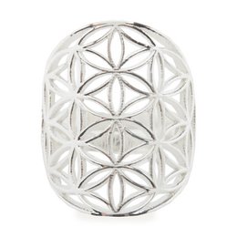 Anello “Fiore della Vita” in Argento 925 o Placcato Oro