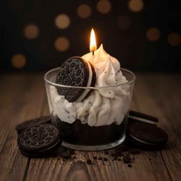 LAVURI Nòrio – Handmade Cookie Vanilla Dessert Candle