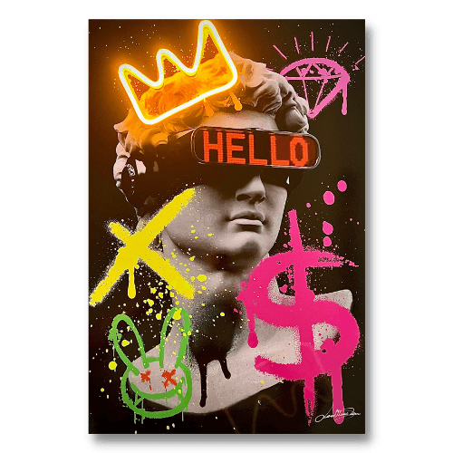 David Future Graffiti | Led Wall Art