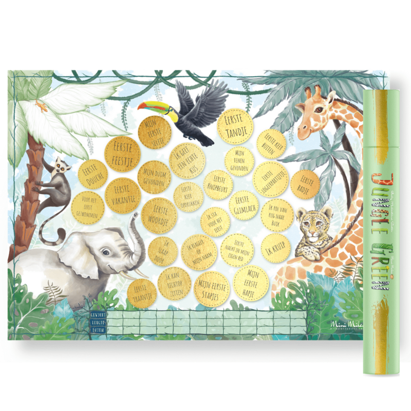 Milestone Scratch plakat Jungle Green