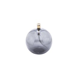 Olielamp Round smoked brass L
