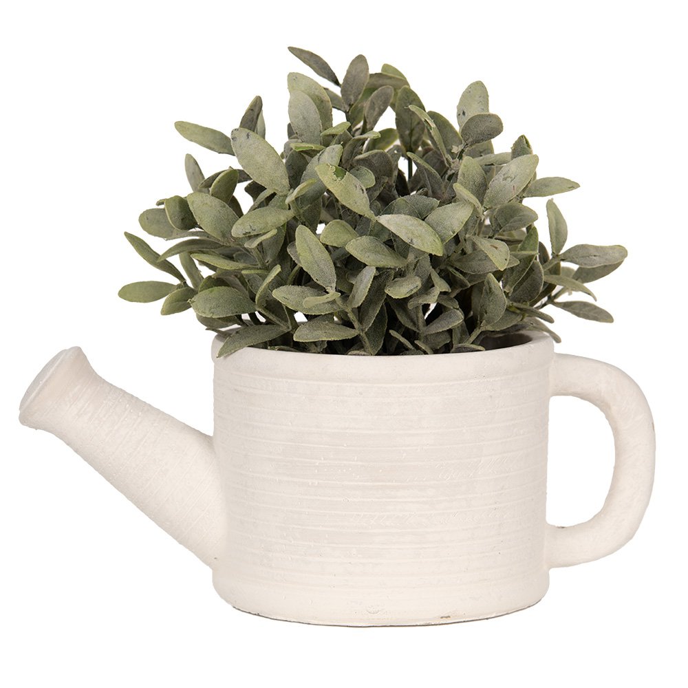 Bloempot Gieter 27x15x11 cm Grijs Steen Plantenpot