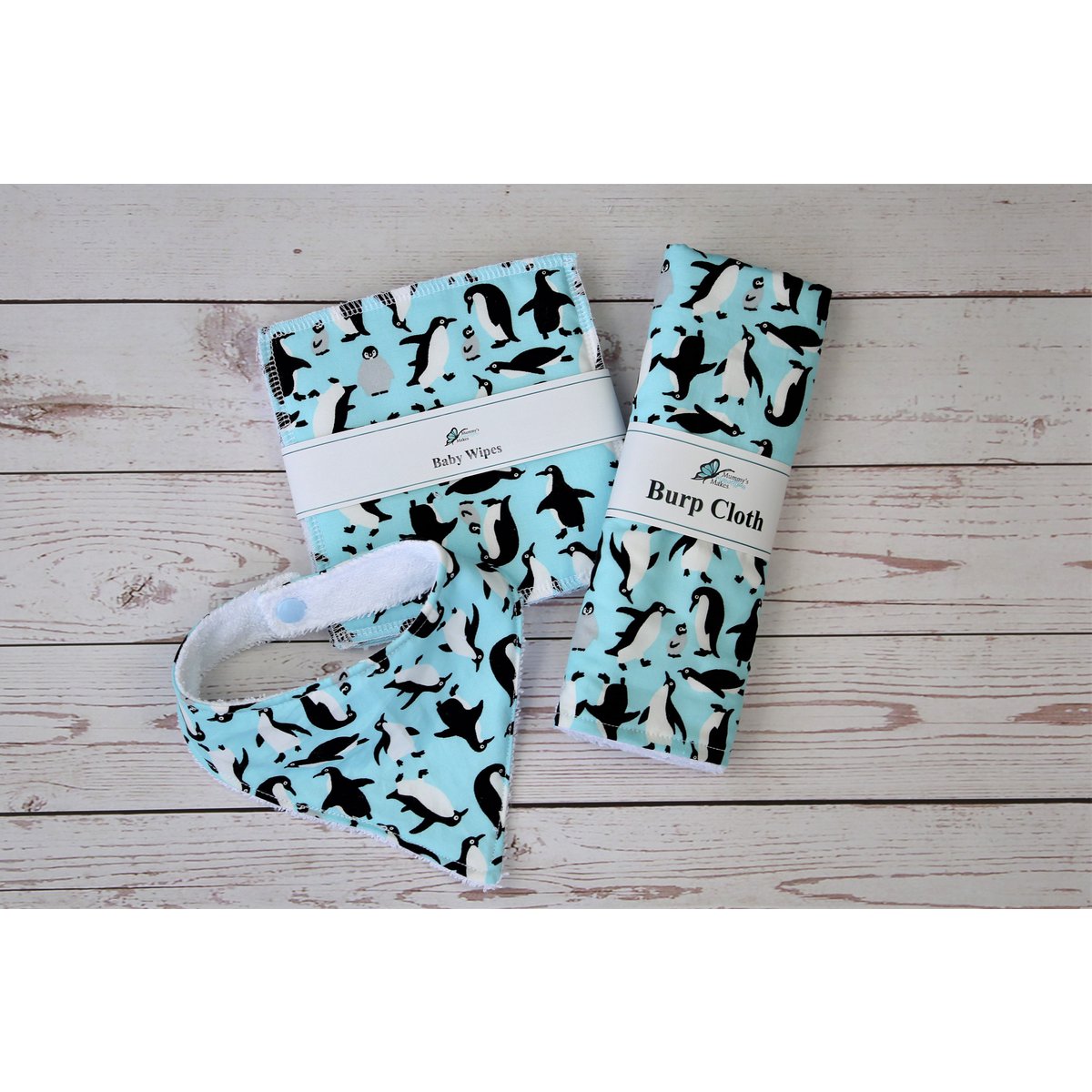 New Baby Gift Set, Eco Gift Set, Baby Bib, Reusable Baby Wipes, Burp Cloth, New Mum Gift, Dribble Bib