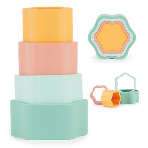 Silicon stacking flower tropical vibes