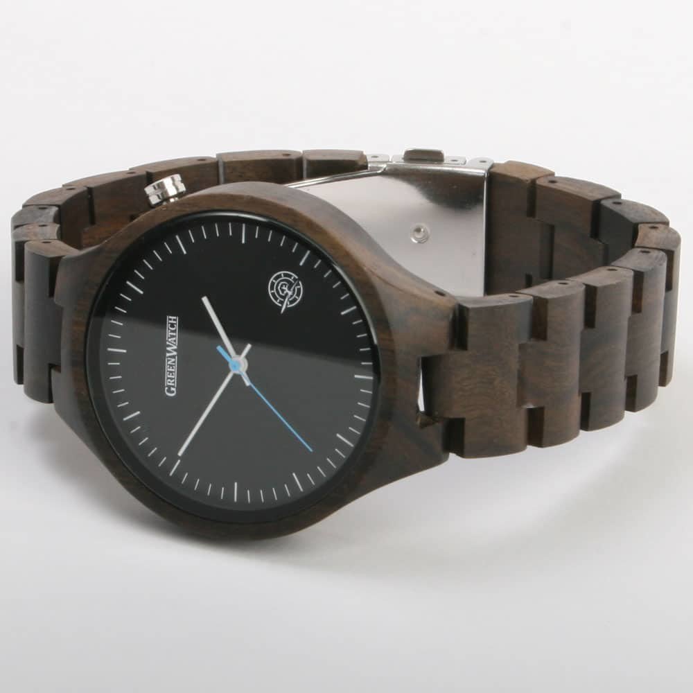 Greenwatch | Maestro | Holzuhr Unisex | Ebenholz