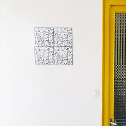Self-Adhesive Mural 4 tiles, Gats