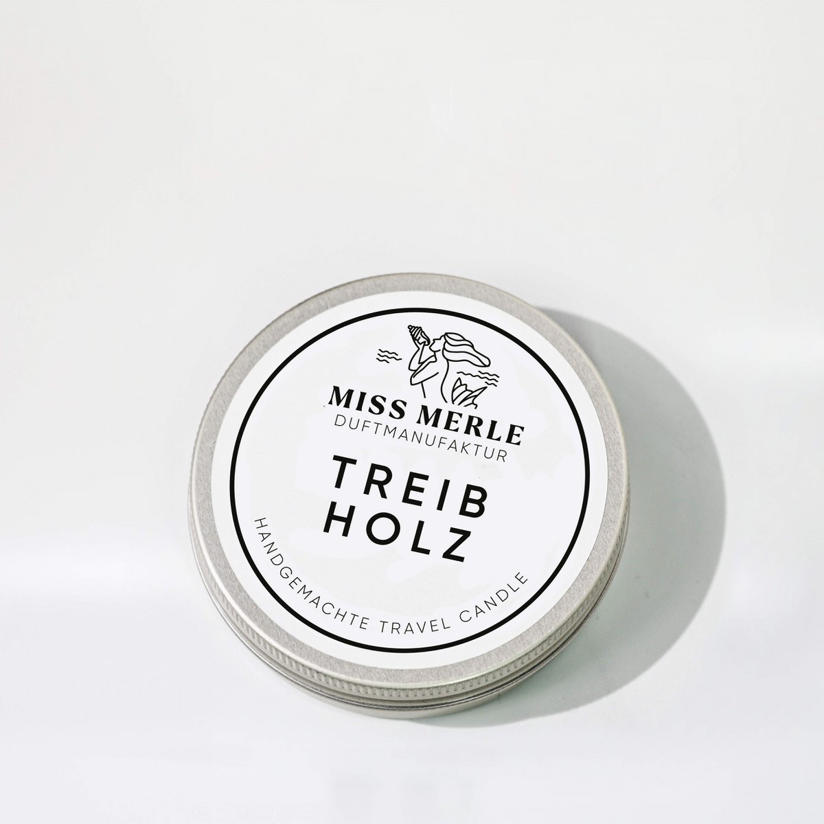 Miss Merle Travel Candle - fragrance candle for traveling, 90g