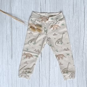 Bündchen-Leggings Dino – Exklusives Design