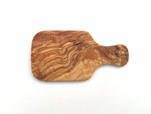 Mini ontbijtplank 21 cm gemaakt van olijfhout