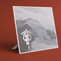 Magnetic metal photo holder - cuckoo