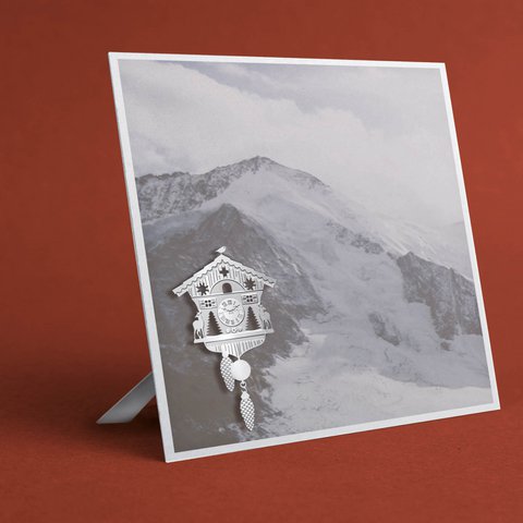 Magnetic metal photo holder - cuckoo