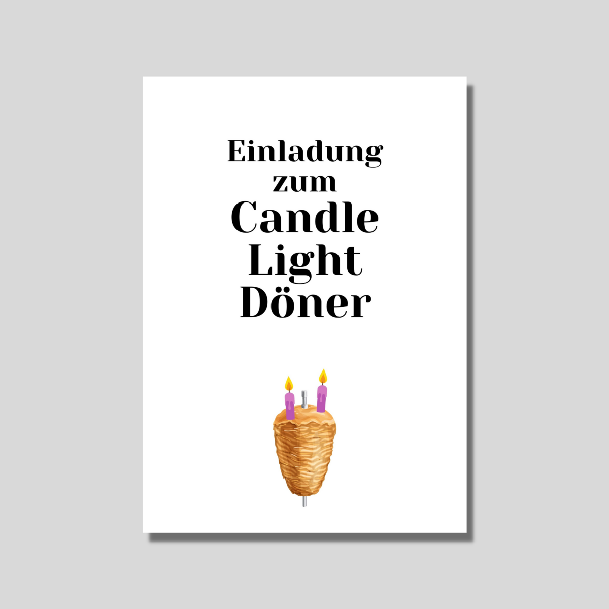 Postcard | Candlelight kebab ®