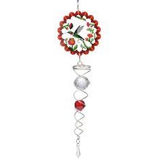 Spin Art, Windspinner,Hummingbird/ Hummingbird, Artist Crystal Tail, CTHB0800,