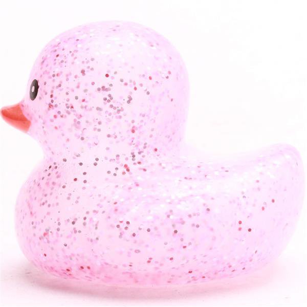 Mini rubber duck glitter - pink - rubber duck
