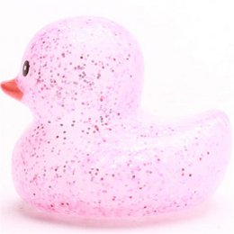 Mini rubber duck glitter - pink - rubber duck
