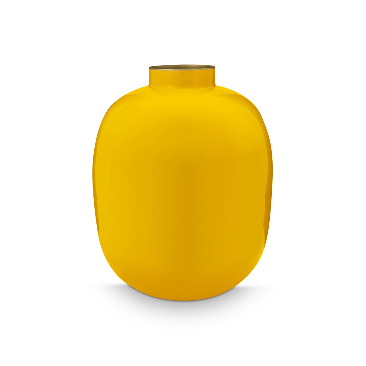 Vase Metal Ochre 32cm
