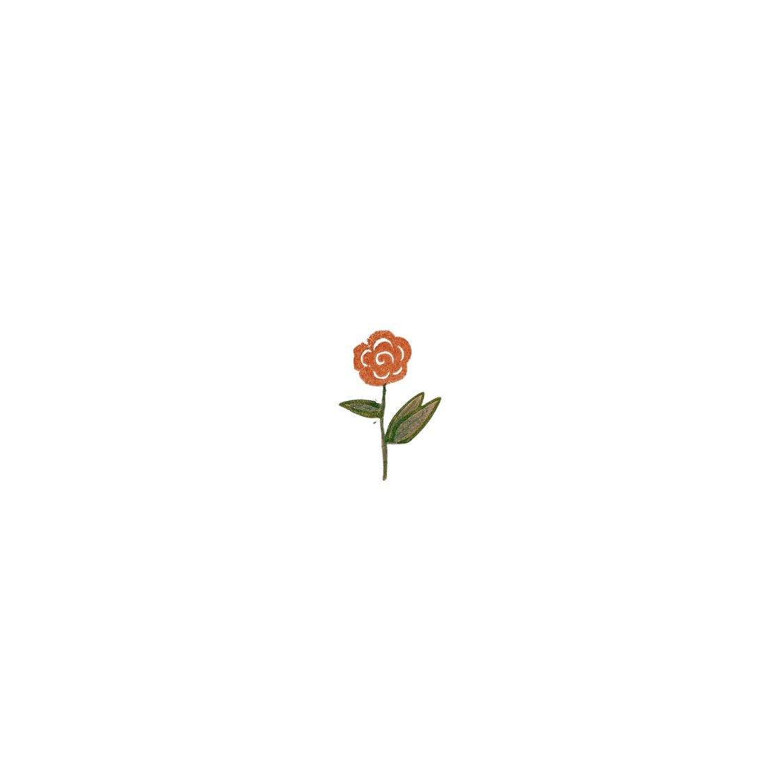 Kaart Bloempje met Blad