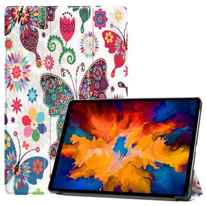 3-Vouw sleepcover hoes Vlinders voor de Lenovo Tab P11 Pro