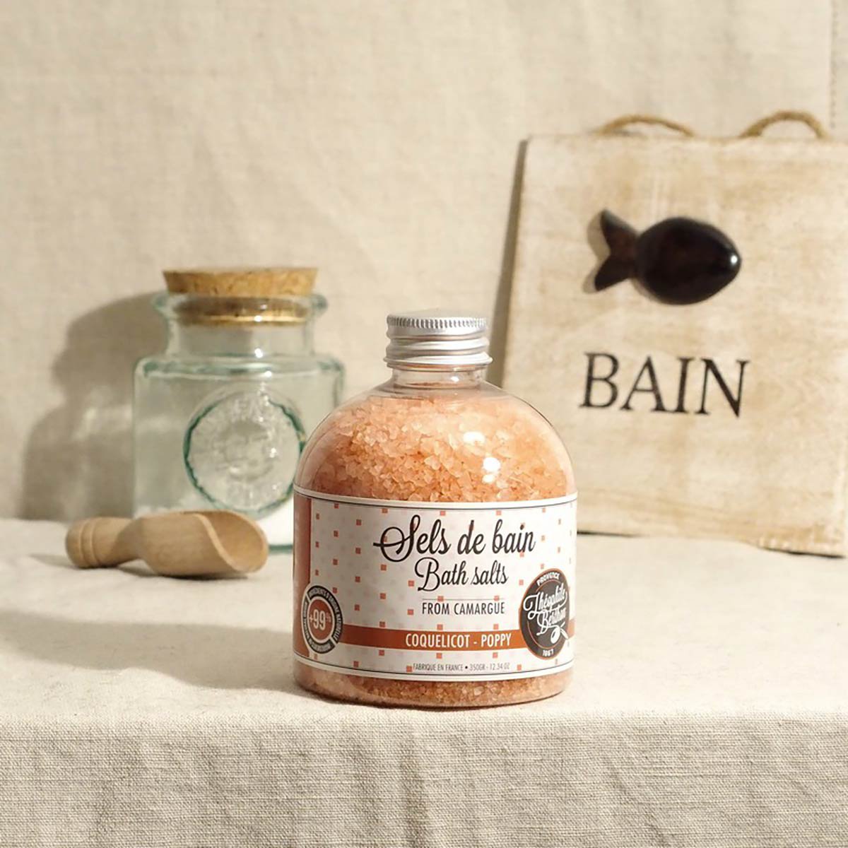 Camargue badesalt. Valmue duft. 350 g