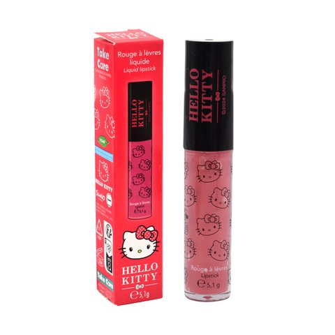 Hello Kitty, Lipstick, Liquid, Pink, Makeup, 5g, TAKE CARE
