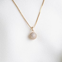 Collar Esfera en Oro