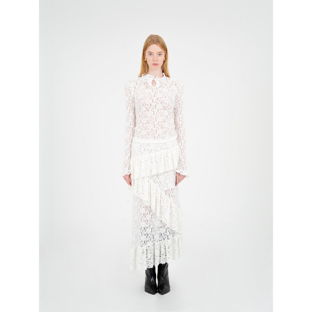 Cupid Lace White Top