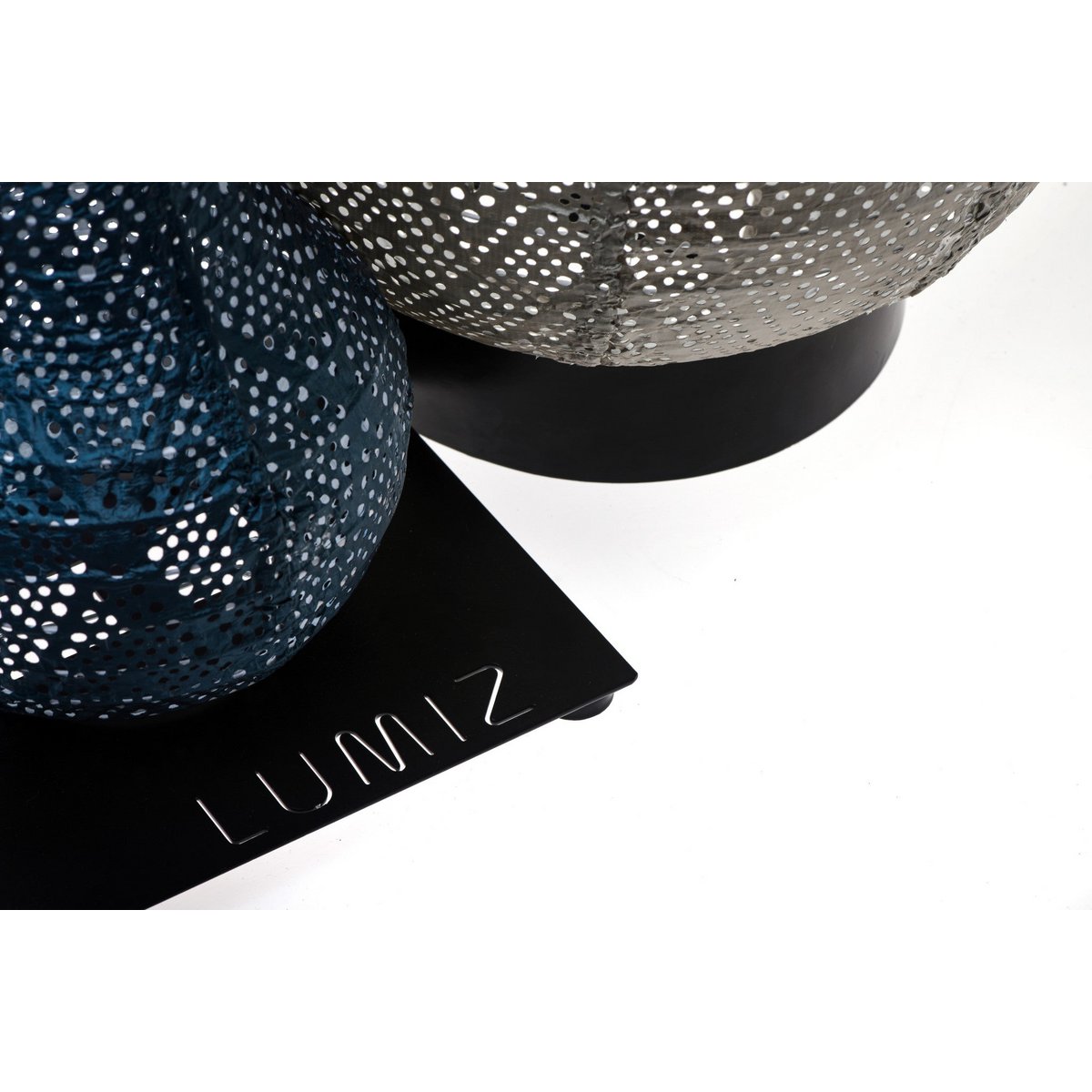 Lumiz metal plate - 20 cm - black