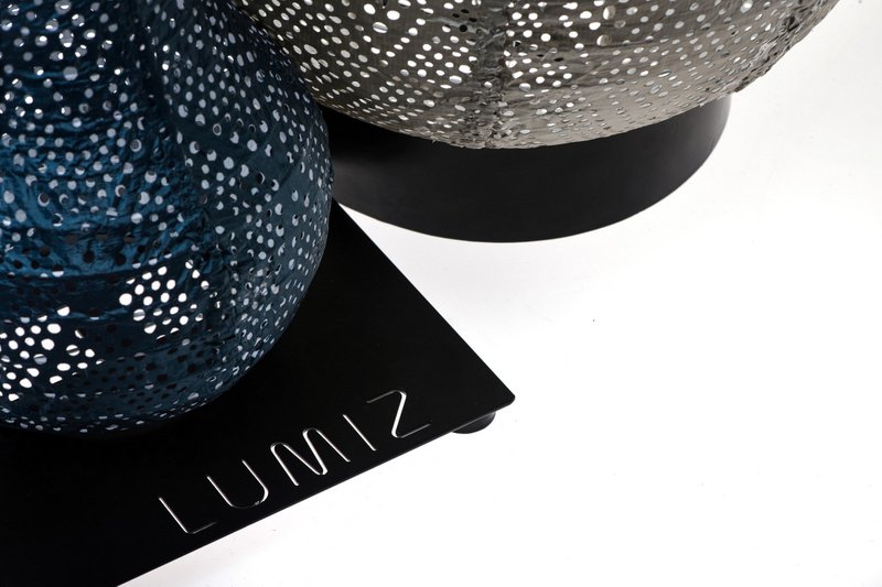 Lumiz metal plate - 20 cm - black
