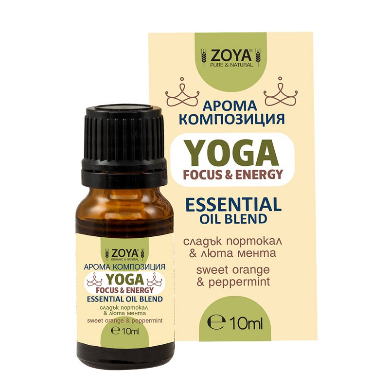 Yoga - Focus & Energy Essential Huile Blend - 10 ml