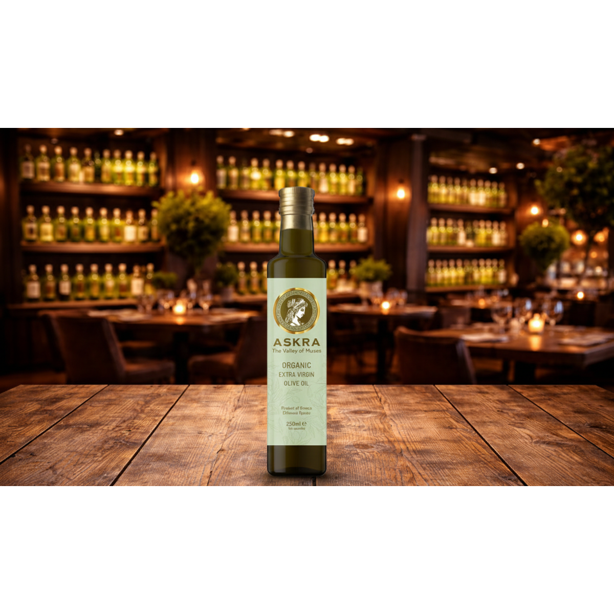 ASKRA Organic Monovarietal Extra virgin Olive oil