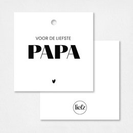 Gift tag | For the dearest daddy