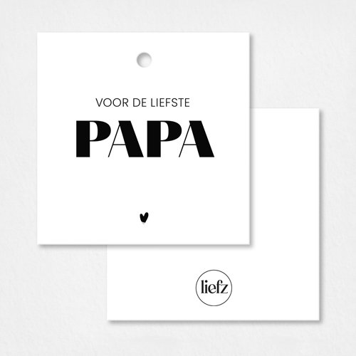 Gift tag | For the dearest daddy