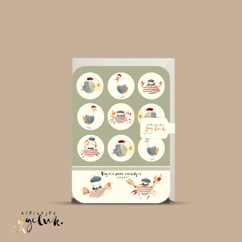 Sticker countdown card- La douce France