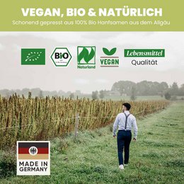 Sanuus 2in1 Bio hampolie 100 ml til immunsystemet og til at tabe sig
