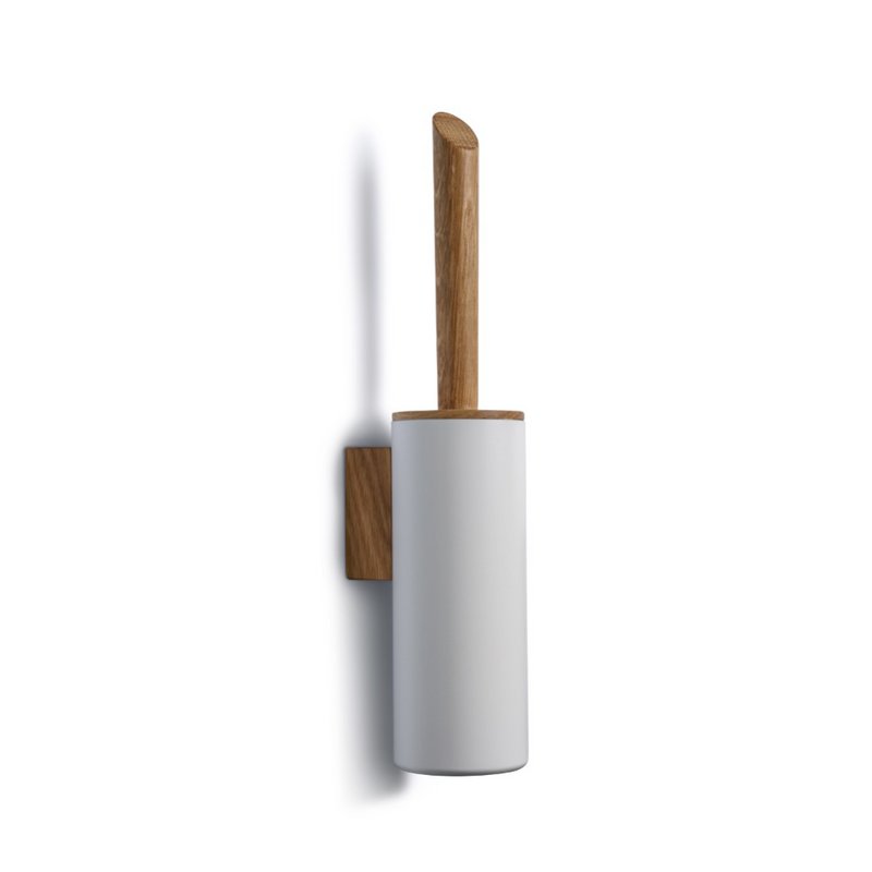 Escobillero FIRELINE WALL MOUNT set (con tapa) - blanco