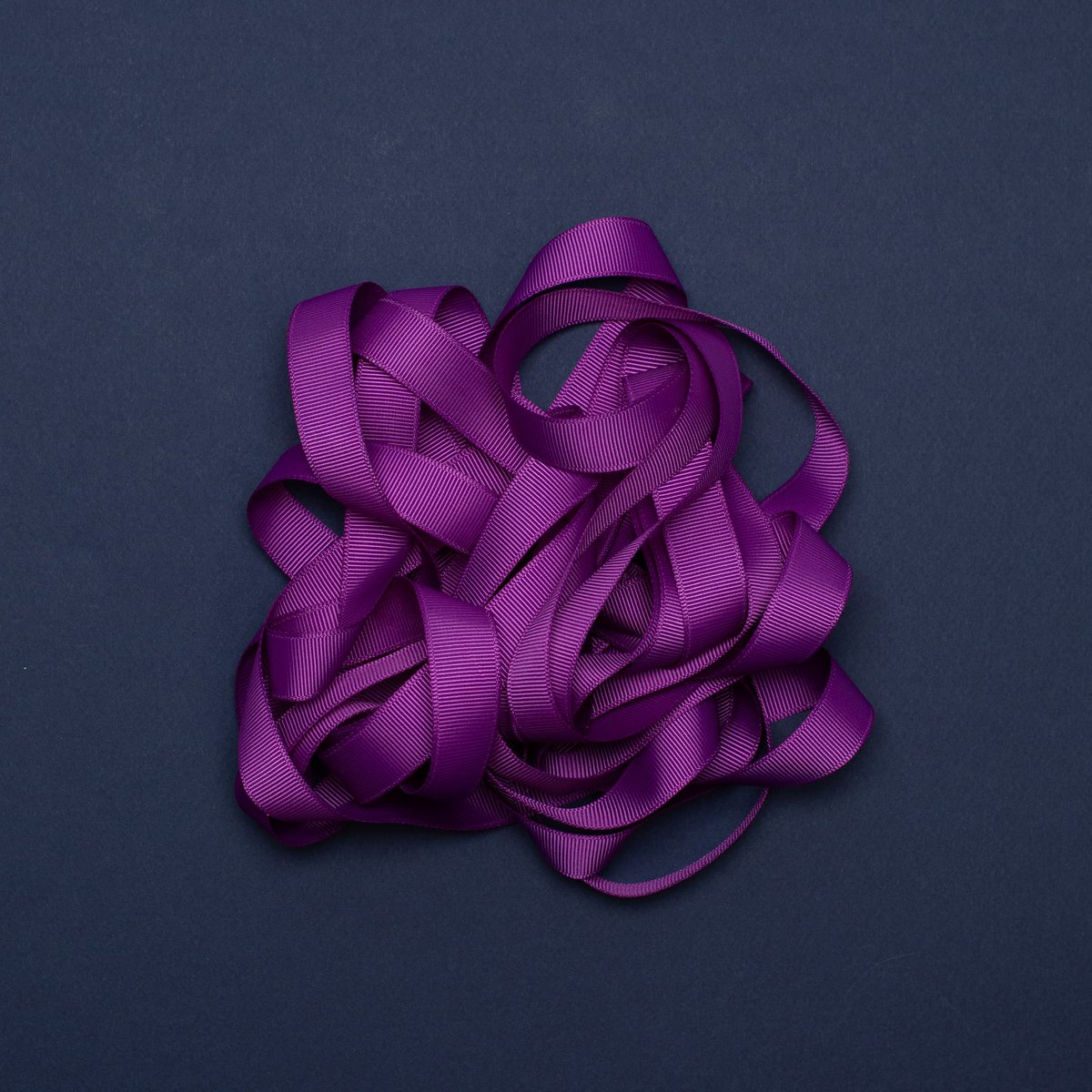 Gift ribbon purple, purple ribbon easy to tie, 16mm x 5m purple grosgrain ribbon for wrapping gifts