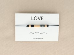 Morsecode armband love (zilver,rosé goud,goud)