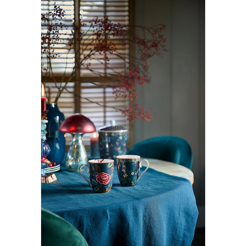 Set/2 Mugs Large Berry Blues 350ml
