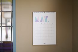 Verjaardagskalender - A4 ENGLISH