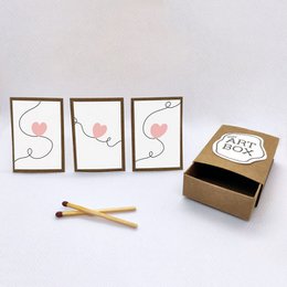 DIY Mini Art - Love Pink (4 PCs)