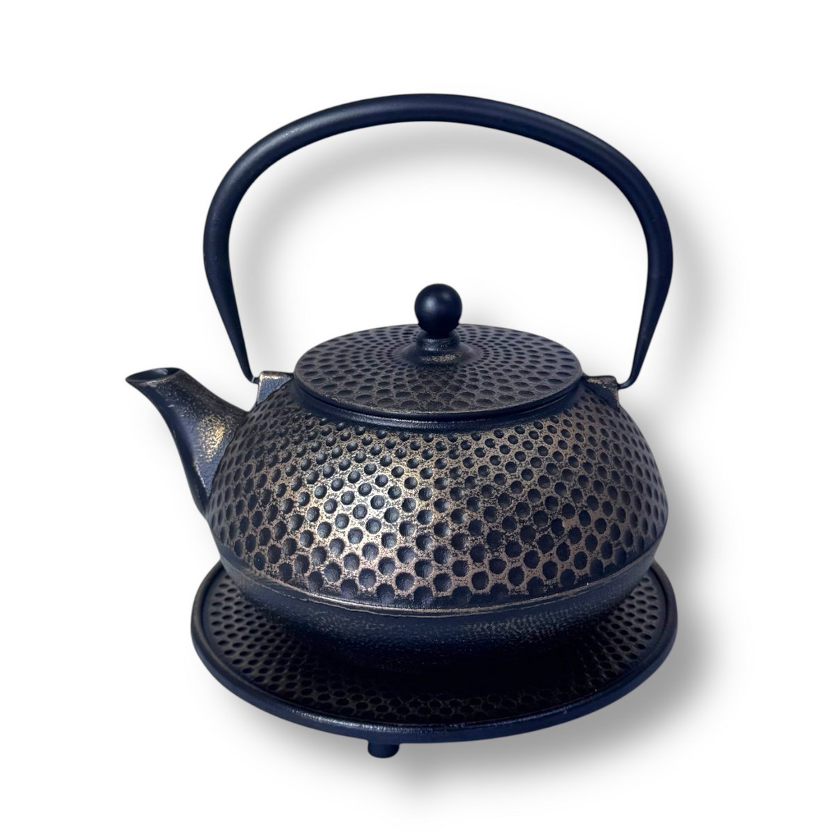 Arora Gusseisen-Teekanne 1,2 l – Handgefertigte Teekanne im japanischen Design