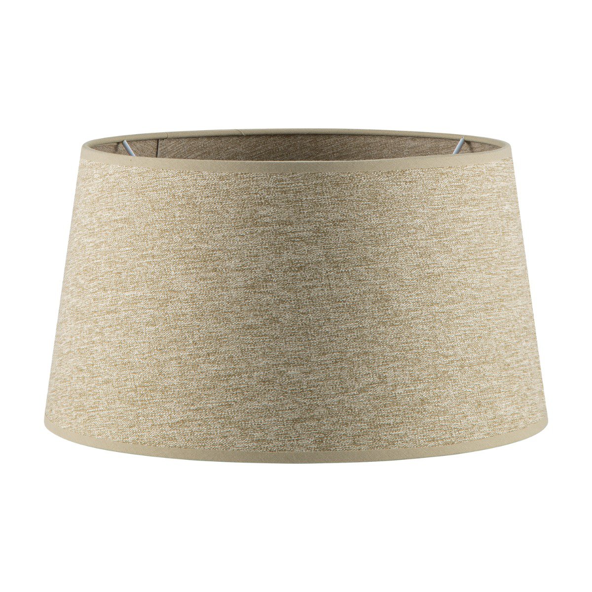 Abat-jour en tissu Home Sweet Home Marron - 35 x 30 x 19 cm