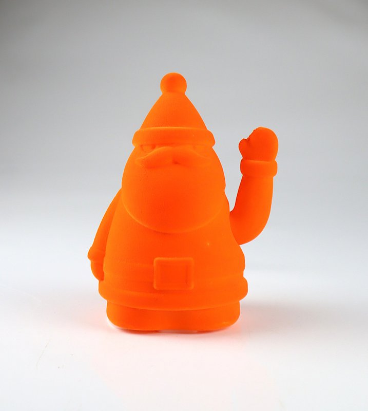 Wave Santa orange flok plastik. 11x17 PU:4