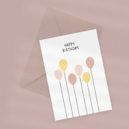 Eco Greeting Card — Birthday Celebration