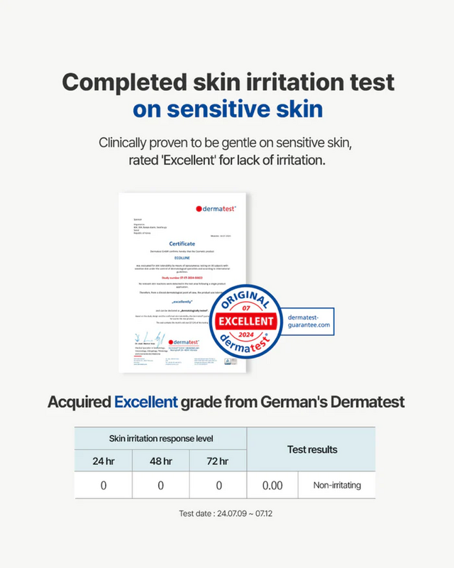 ECOLLINE Clean Dermokosmetischer Gelreiniger | Sanfte barrierefreundliche Reinigung mit Kamillenwasser und pflanzlichen Tensiden | KOREANISCHE Hautpflege