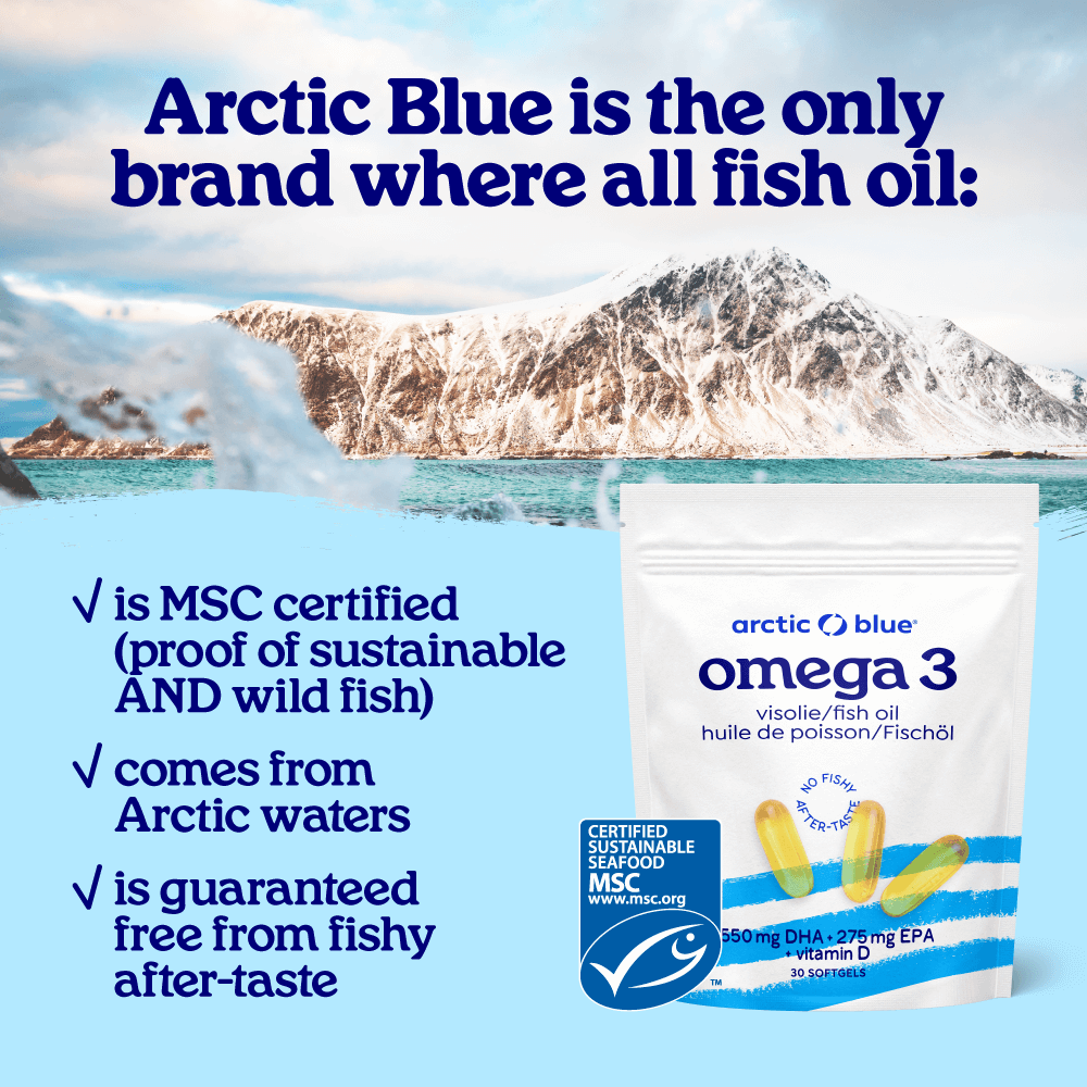 Fischöl mit DHA und EPA mit Vitamin D3 (große Kapsel)